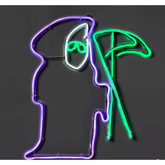 Hyde & EEK! Target Animated  Grim Reaper LED Neon Sign Halloween - Picture 1 of 1